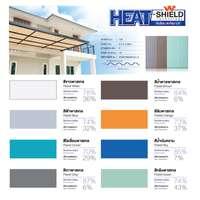 แผ่นโปร่งแสง เอสซีจี ลอนกันสาด รุ่นฮีทชิลด์ 105X400X0.12 ซม. สีเทาพาสเทล-4